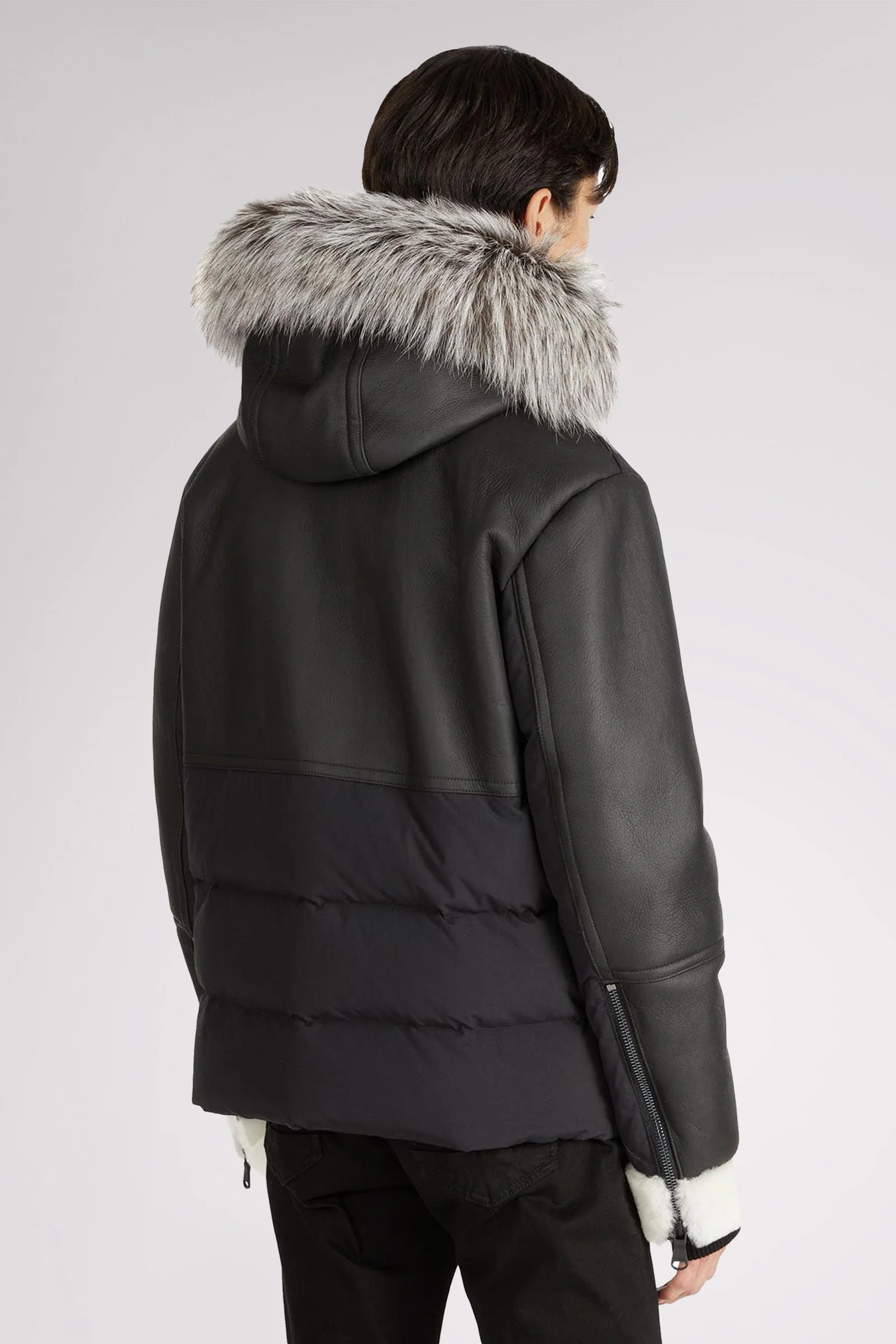 Bergen Men's Luxury Shearling Puffer - Image 4