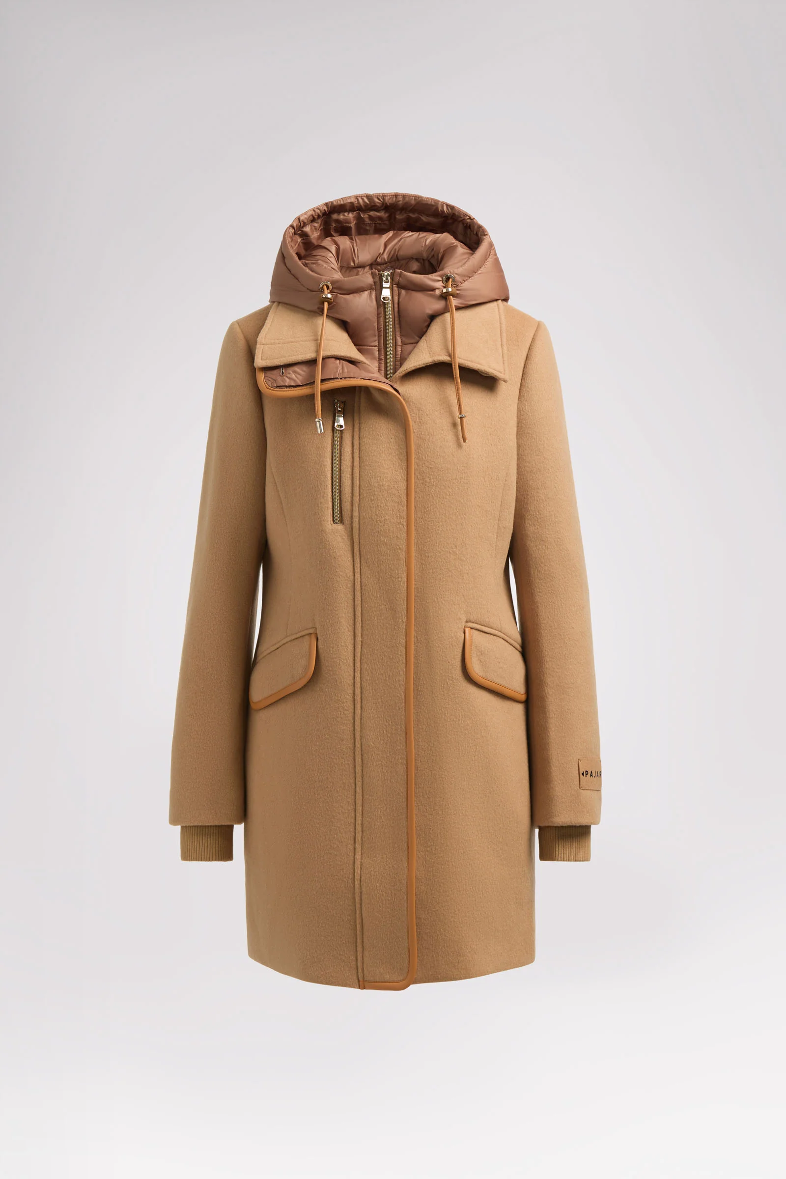 Celeste Women's Mid Length Wool Coat - Image 10