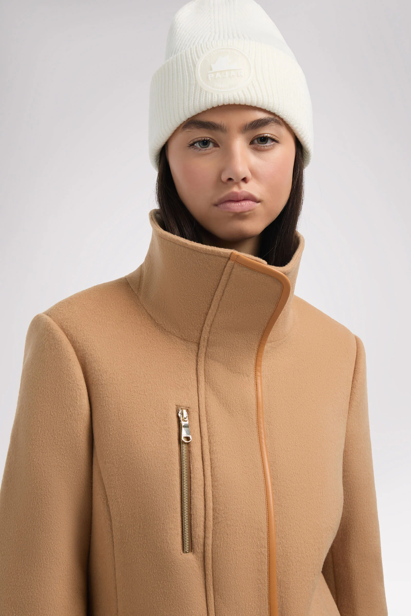 Celeste Women's Mid Length Wool Coat - Image 16