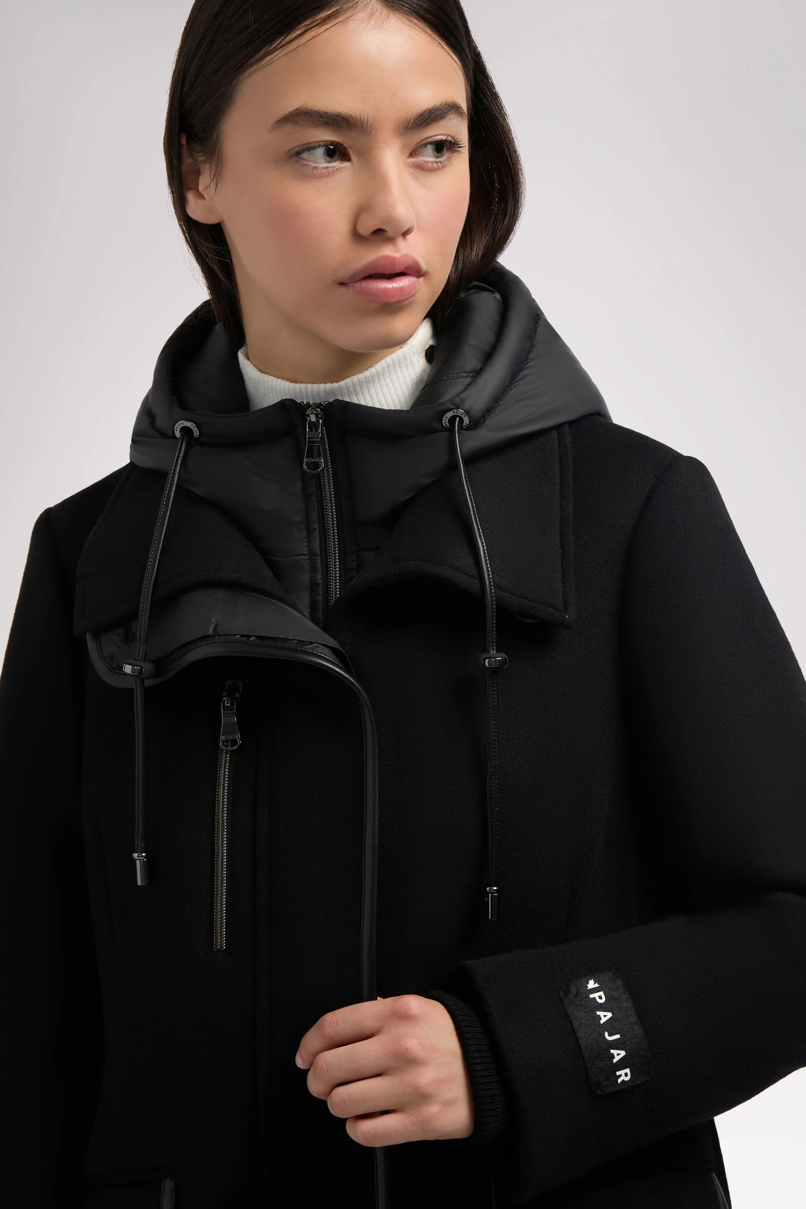 Celeste Women's Mid Length Wool Coat - Image 6