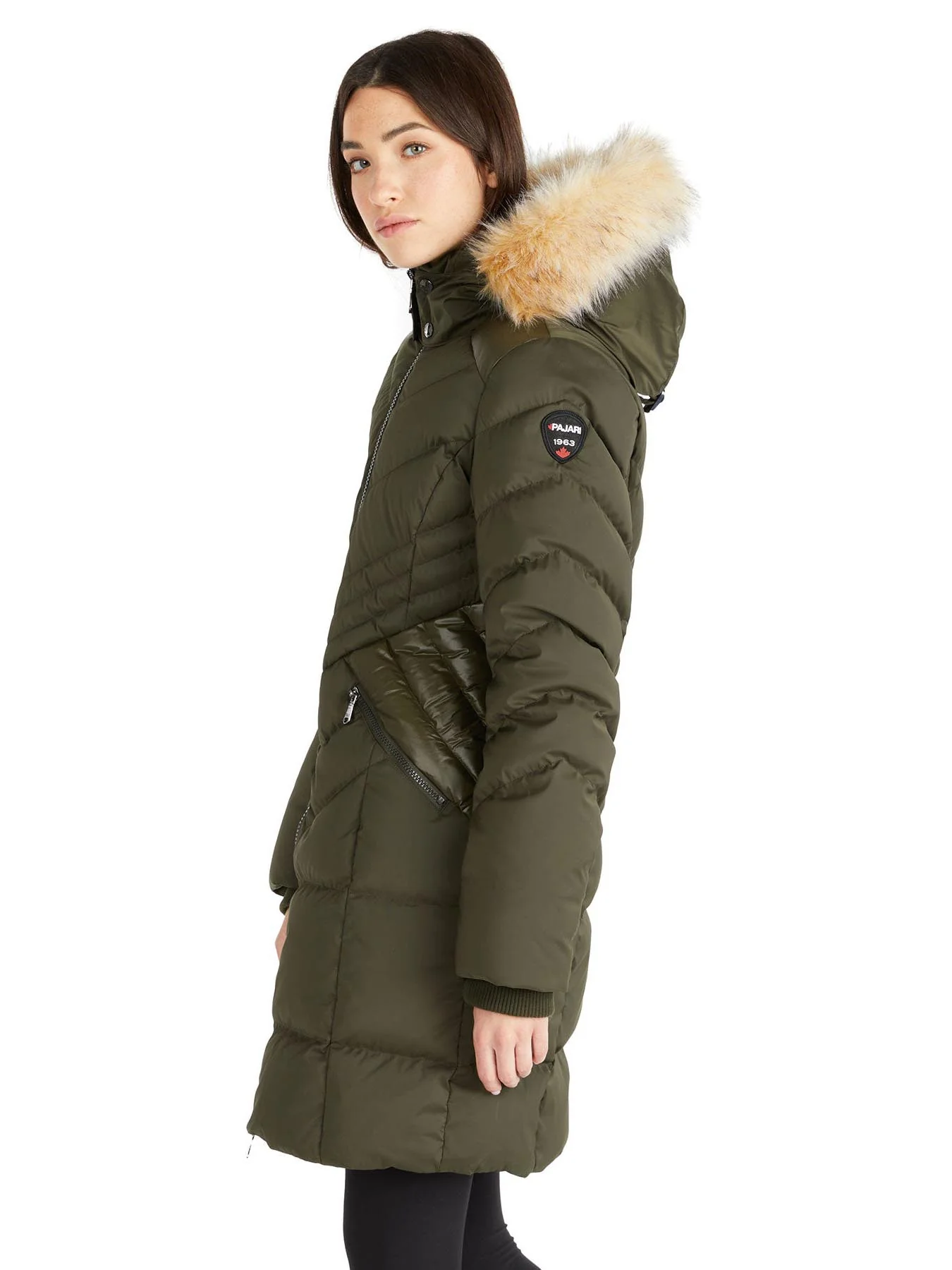 Countess Women's Puffer w/ Faux Fur Trim - Image 3