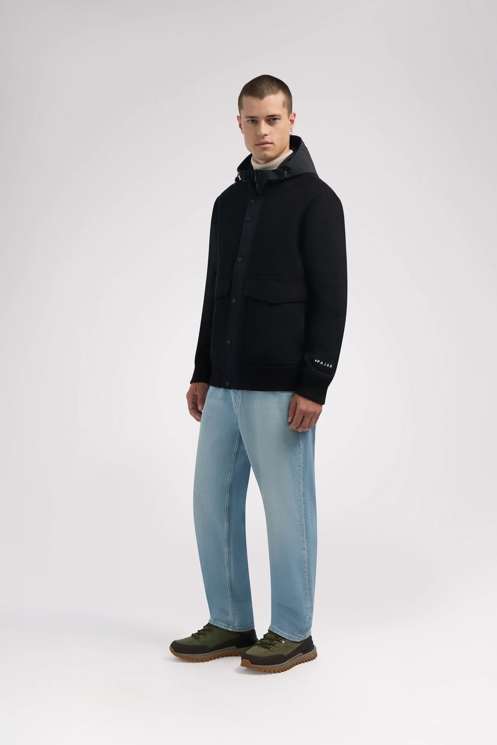 Hader Men's Wool Blend Bomber - Image 11