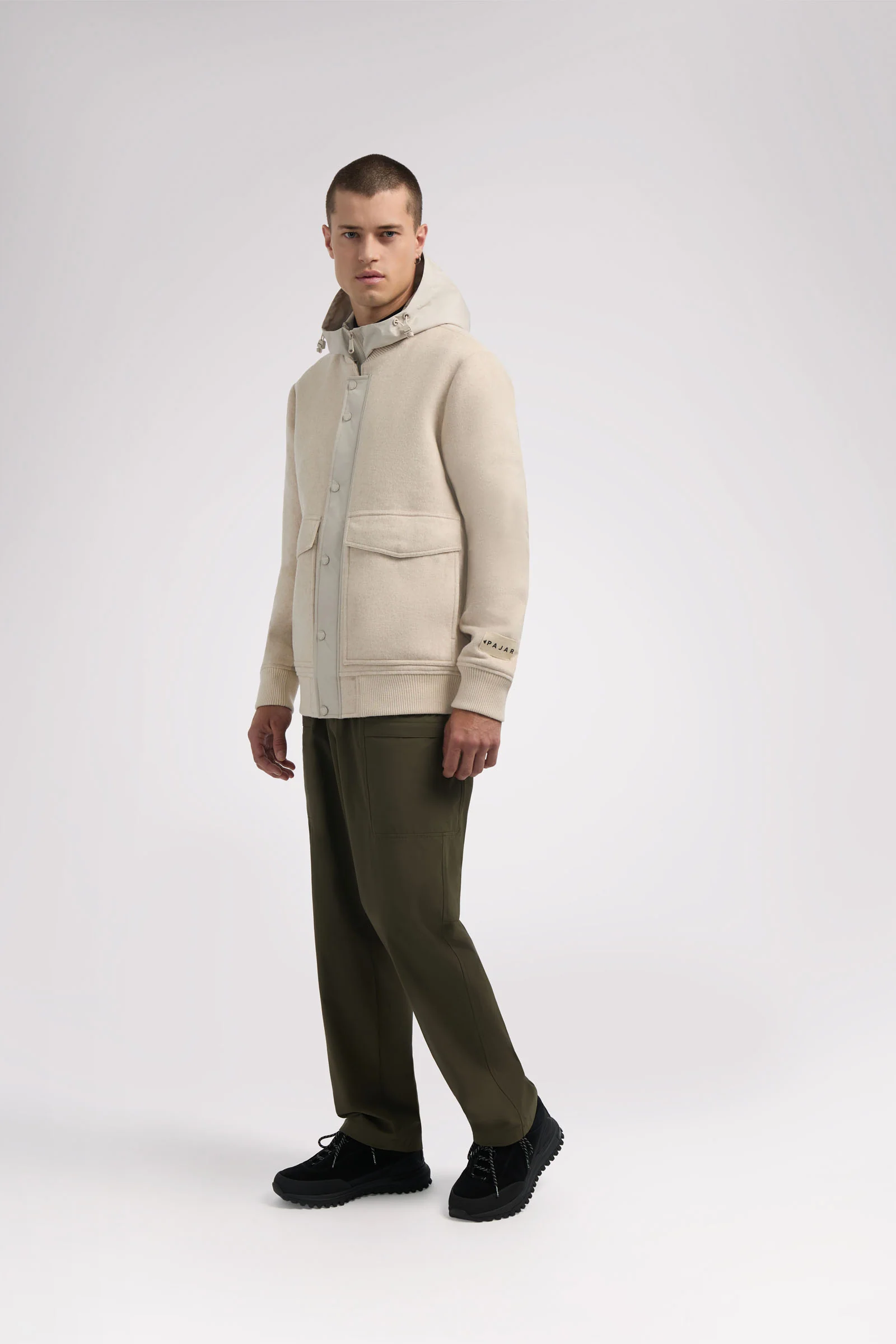 Hader Men's Wool Blend Bomber - Image 3