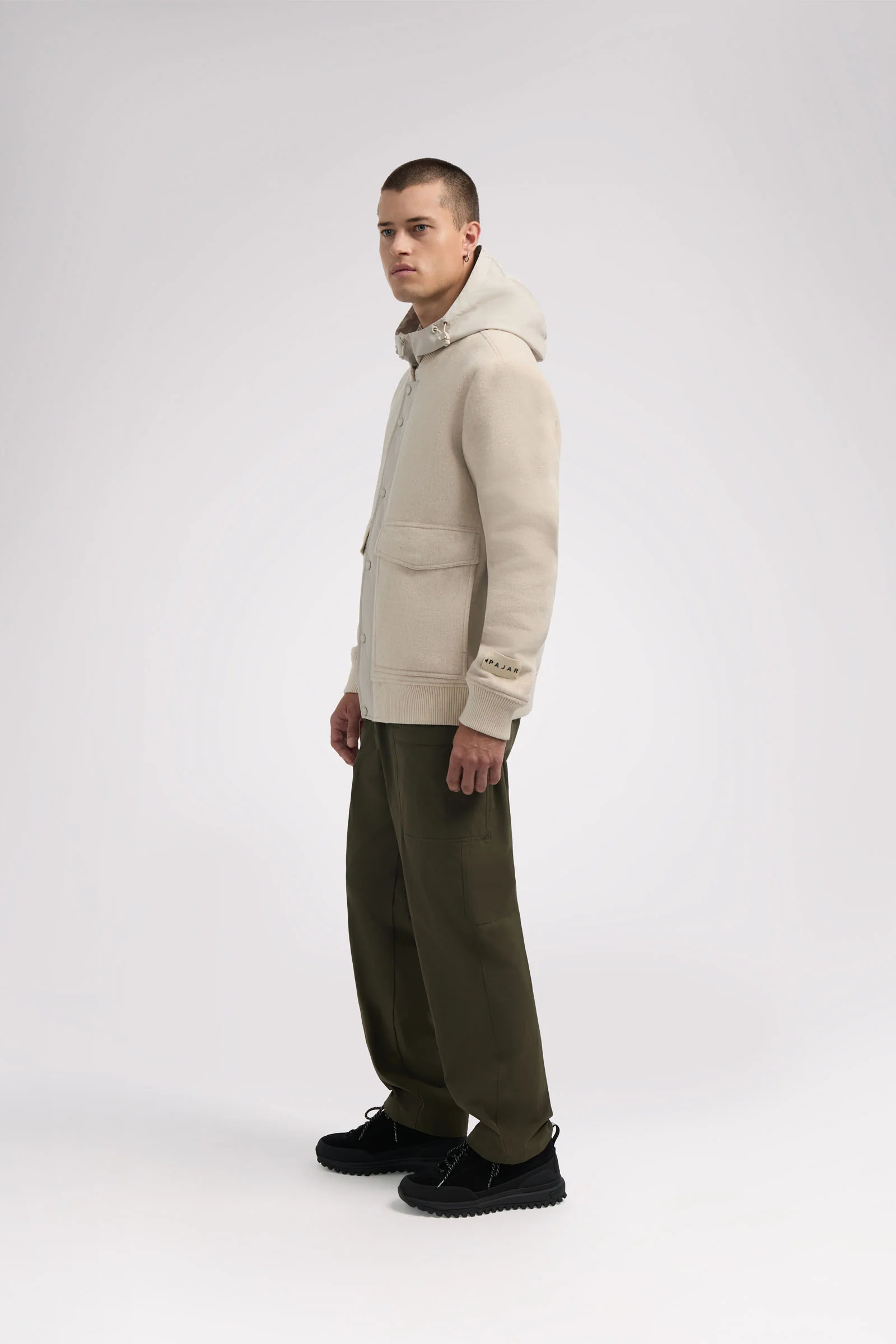 Hader Men's Wool Blend Bomber - Image 4